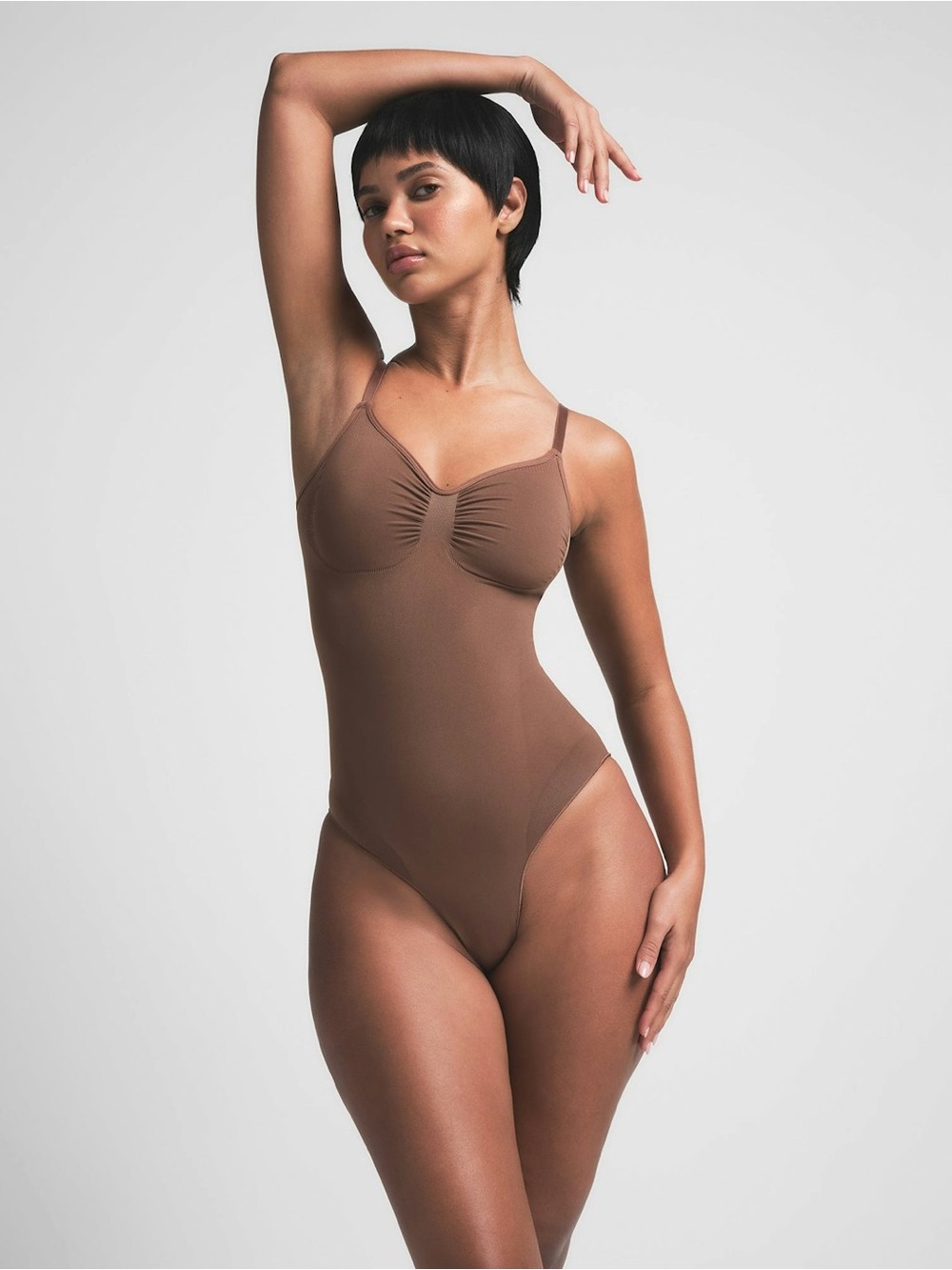 Seamless Sculpt  brief bodysuit  color jasper